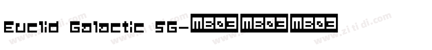 Euclid Galactic 5G字体转换